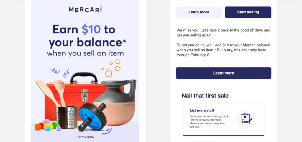 holiday marketing strategy retargeting example